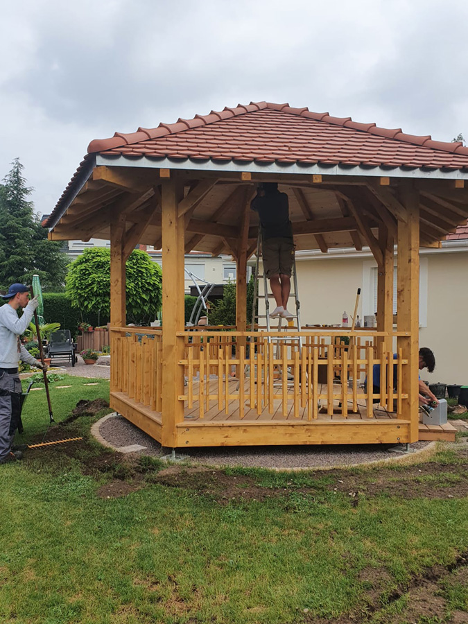 Tout sur l'installation de kiosque de jardin