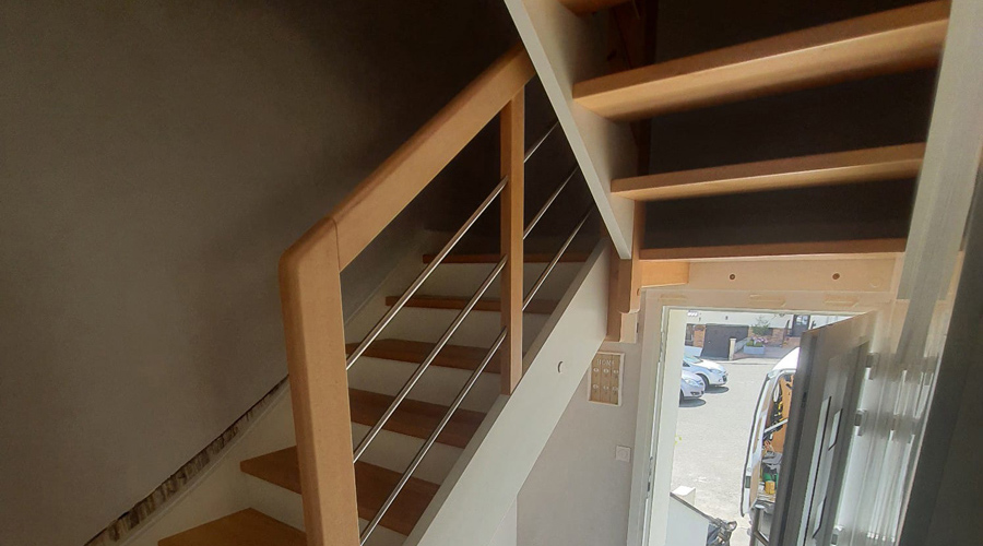 Remplacement d'un escalier en bois !