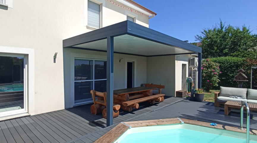 pergola installée par Xylotech