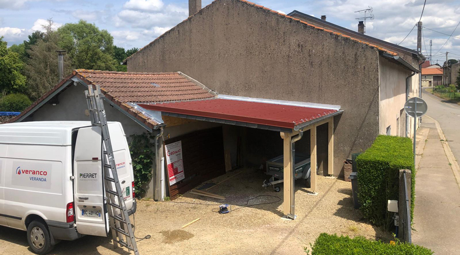 Carport en bois sur mesure