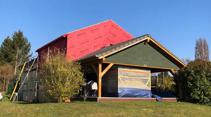 Surélévation de combles d'une maison dans le Grand-Est par Xylotech